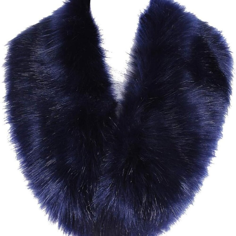Soul Young Faux Fur Collar Women's Neck Warmer Scarf Wrap